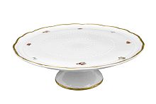 Тортница н/н 1шт Фредерика Полевые цветы Слоновая кость