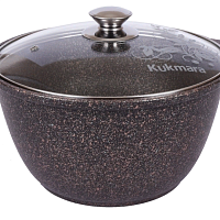 Кастрюля 6л со стекл. крышкой Granit ultra Original